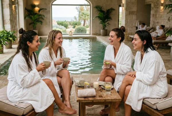 Il lusso del tempo, l’estetica della condivisione in una SPA tra amiche